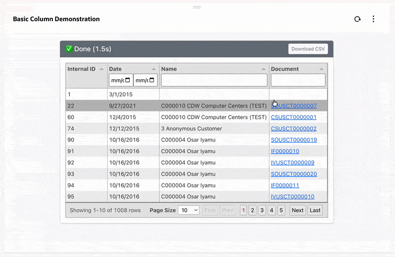 report-hub-filtering